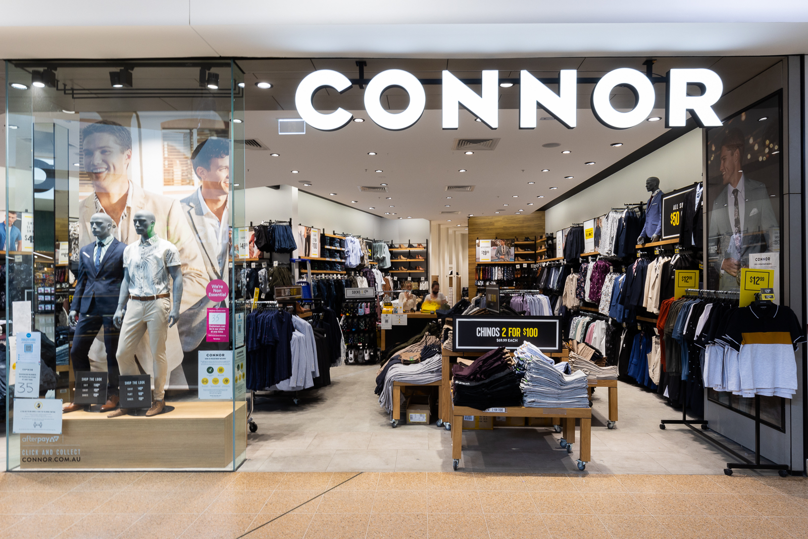 Connor menswear outlet